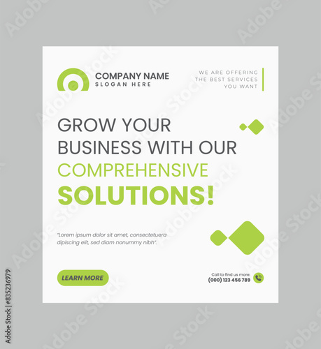 Modern Real Estate Social Post Design Template