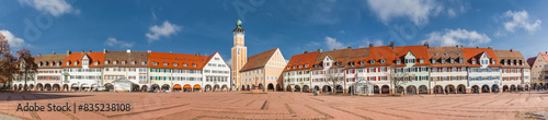 Grösster Marktplatz Deutschlands in Freudenstadt im Schwarzwald