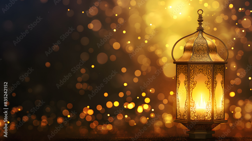 Enchanting Golden Lantern with Ornate Patterns Shining Brightly Enchanting Golden Lantern with Ornate Patterns Shining Brightly