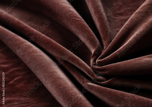 Close-up photo of velvet fabric photo