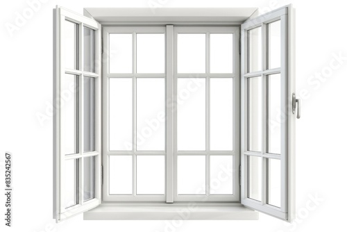 A window showing an outdoor view  perfect for use in real estate or travel websites