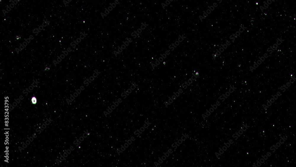 Grunge retro glitch dotted lines animation on a dark background. Technology glitch effect on black background ink paint splatter and stains brushes patterns on grunge overlays moving overlay