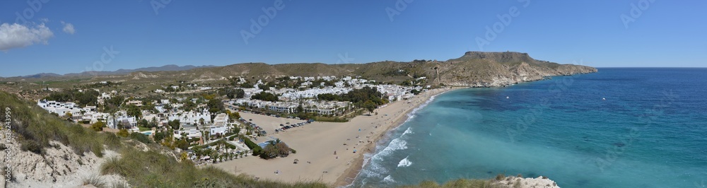 Village of Agua Amarga in Cabo de Gata Natural Park in Village of Agua Amarga in Cabo de Gata Natural Park in