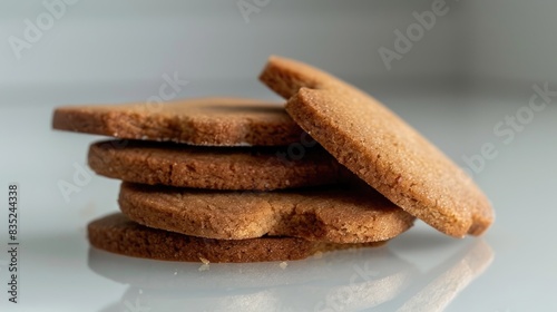 Form of ginger biscuit cut out