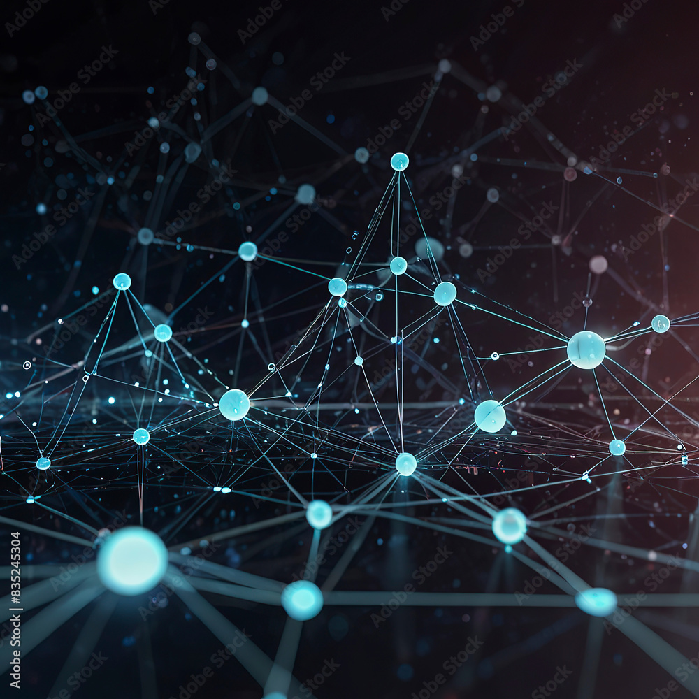 Powered Data Analytics, showcasing a network of interconnected nodes processing vast amounts of data. Powered Data Analytics, showcasing a network of interconnected nodes processing vast amounts of data.