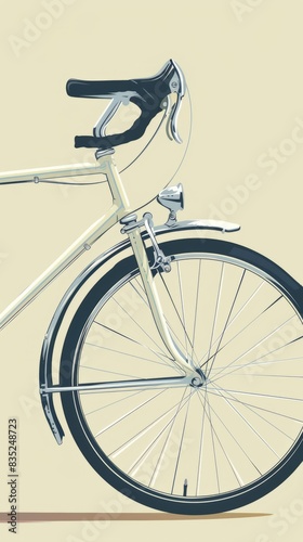 bicycle vector with space area for text photo
