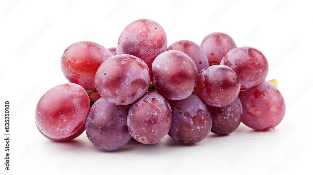 Ripe red grape isolated on a white background Ripe red grape isolated on a white background