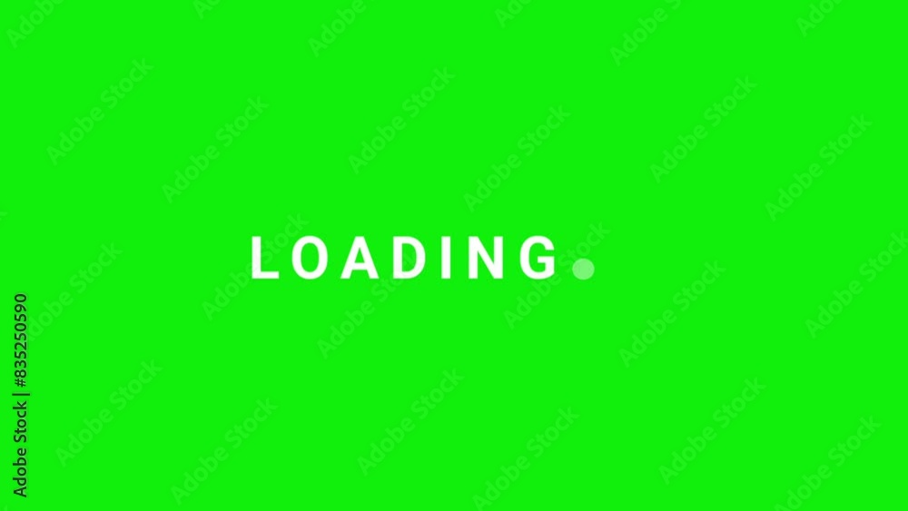 Motion graphic loading sign text with green background. Perfect for clip video elements. Motion graphic loading sign text with green background. Perfect for clip video elements.