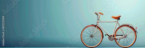 bicycle vector background with space area for text photo