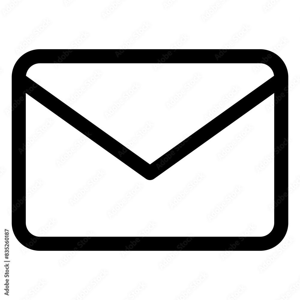 email line icon vector illustration isolated on white background