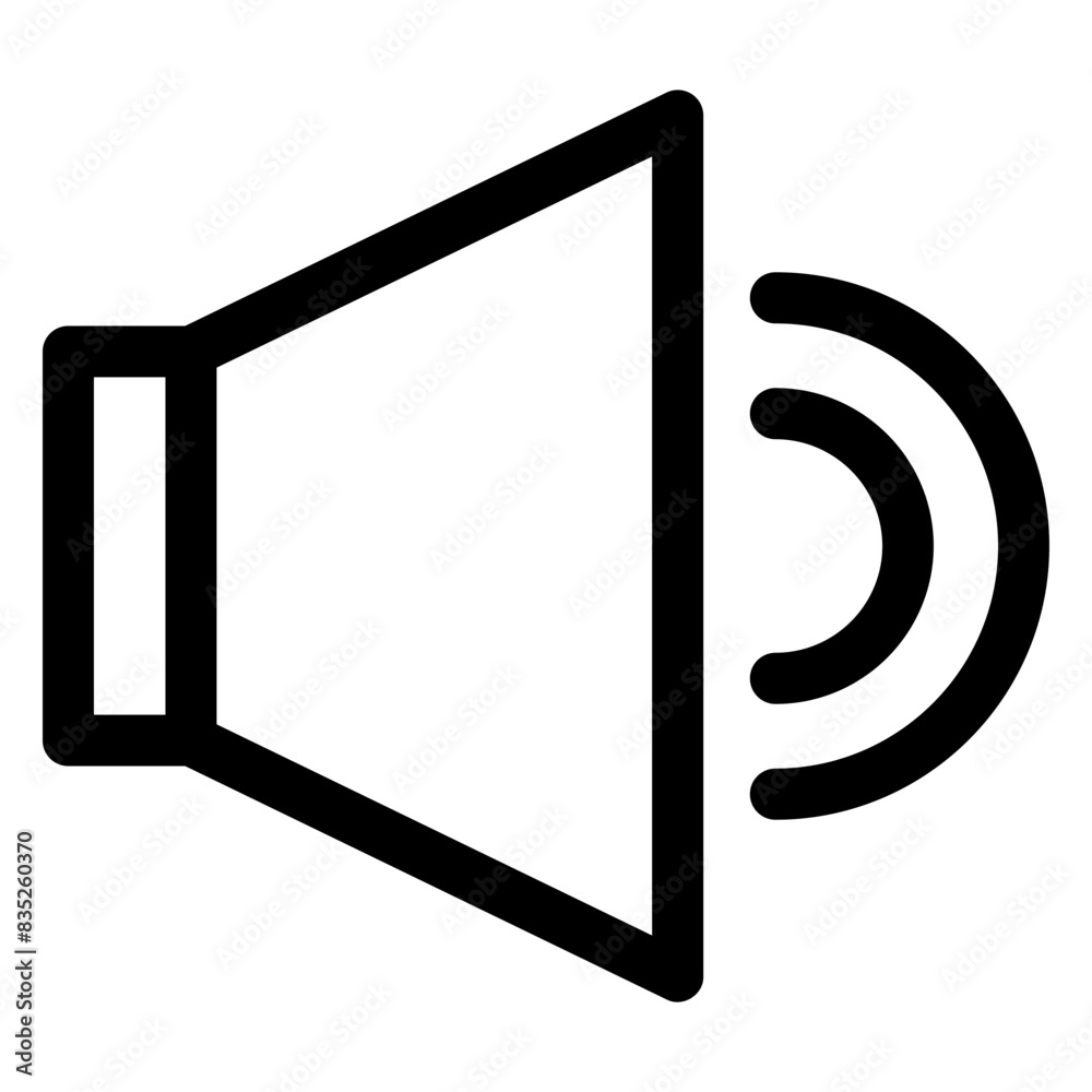 audio line icon vector illustration isolated on white background audio line icon vector illustration isolated on white background