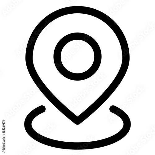 location line icon vector illustration isolated on white background