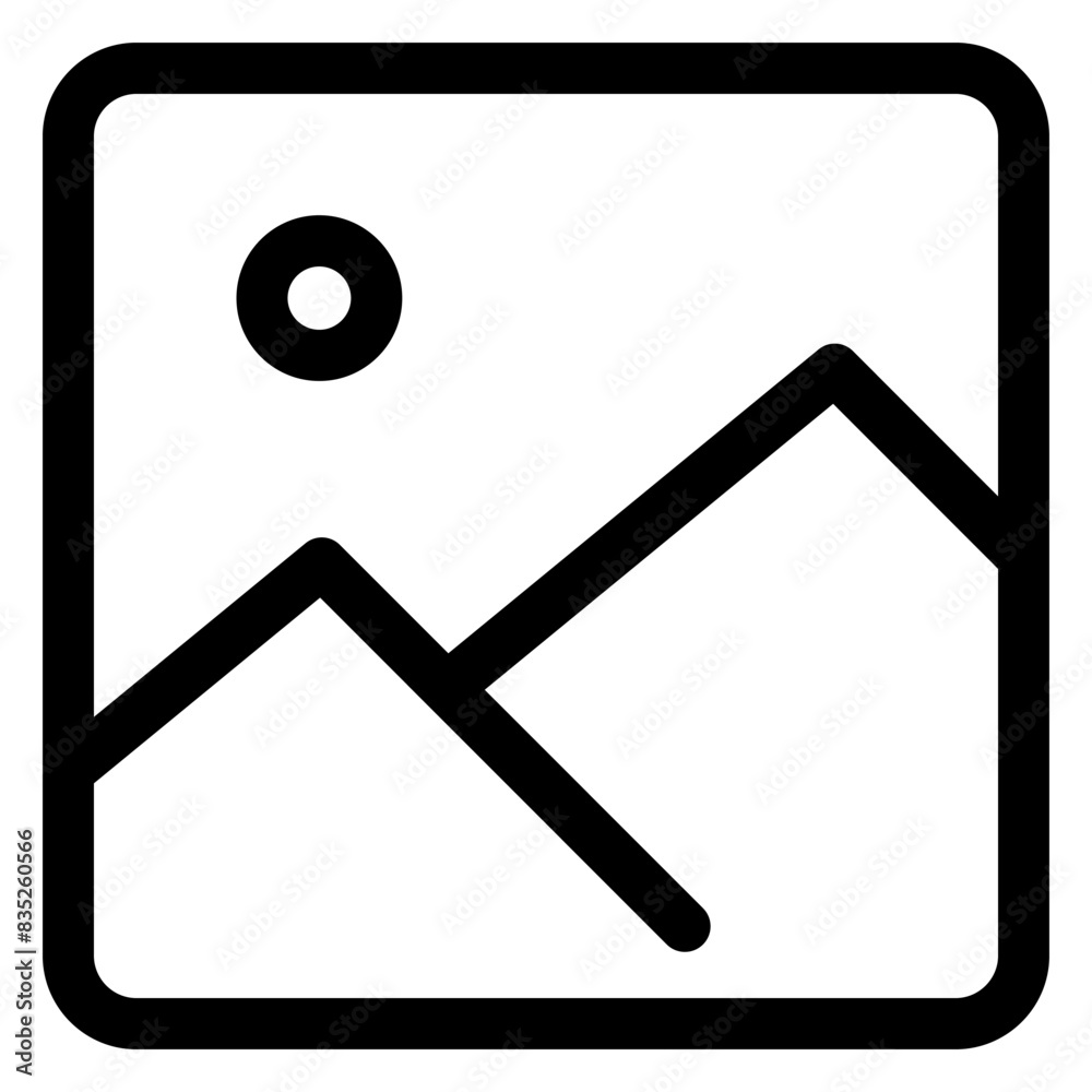 gallery line icon vector illustration isolated on white background gallery line icon vector illustration isolated on white background