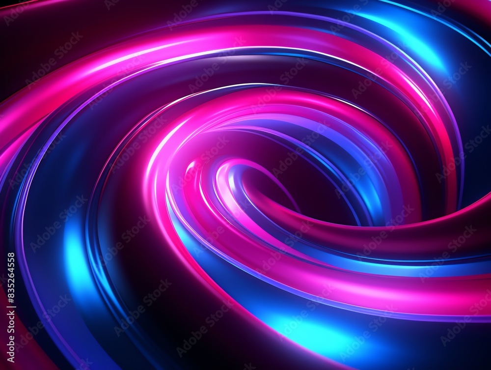 A vibrant neon light background featuring dynamic swirling patterns in electric blue and pink, perfect for digital art and web design A vibrant neon light background featuring dynamic swirling patterns in electric blue and pink, perfect for digital art and web design