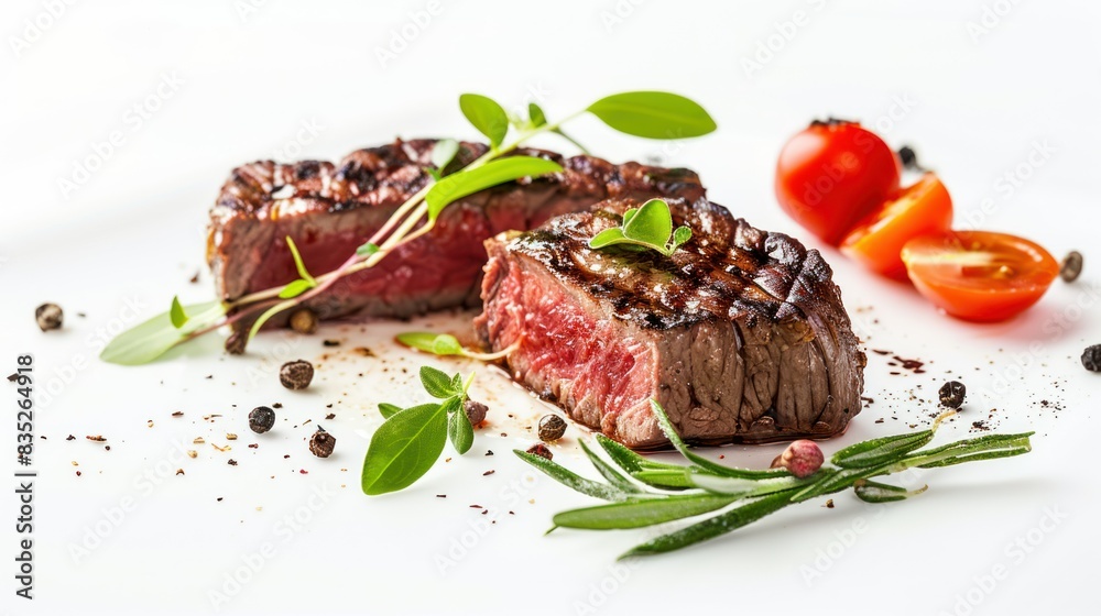 steak medium rare, featuring traditional presentation steak medium rare, featuring traditional presentation