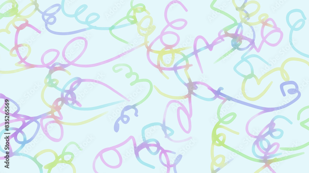 abstract party background with coloful gradients confetti curves abstract party background with coloful gradients confetti curves