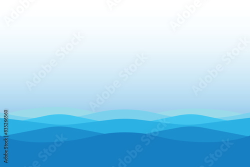 Underwater banner bubbles. Save World oceans day. See or lake, or ocean view