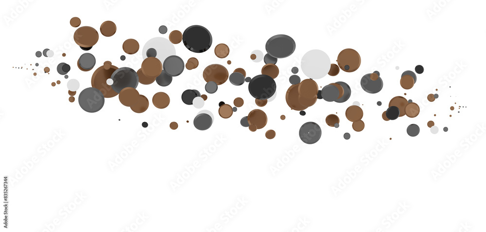 Colorful confetti on white background Colorful confetti on white background