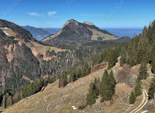 Blick vom Spitzsteinhaus zum Heuberg, Alpen, Bayern, Tirol, Deutschland, Österreich photo