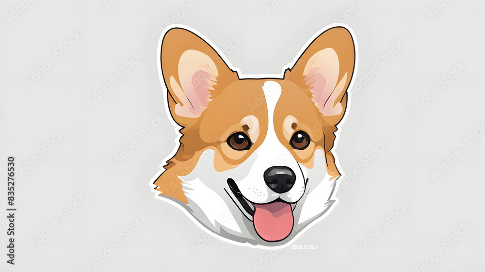 Adorable small terrier with red bow on grass