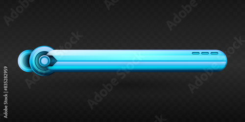 Blue Glossy Colored Lower Third Banner for Video Screen Broadcast Presentation Titles