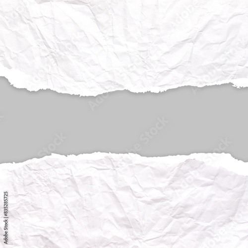 torn page with crinckled texture