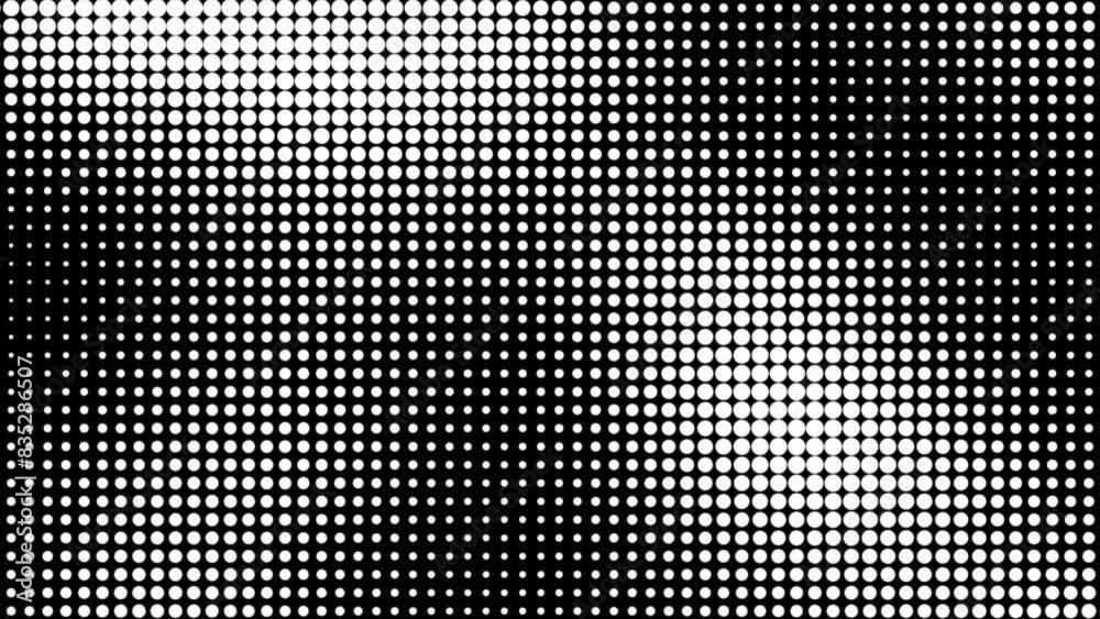 Dotted halftone background texture