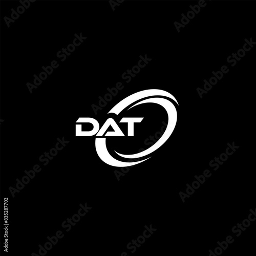 DAT Logo Design, Inspiration for a Unique Identity. Modern Elegance and Creative Design. Watermark Your Success with the Striking this Logo.