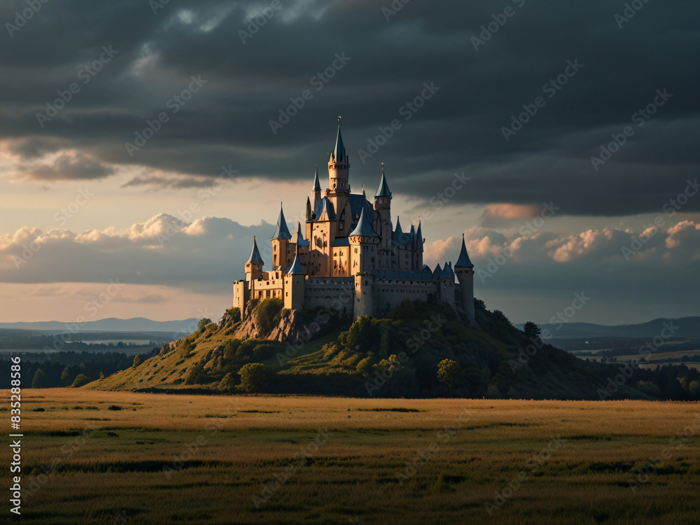 Obraz premium castle on the horizon