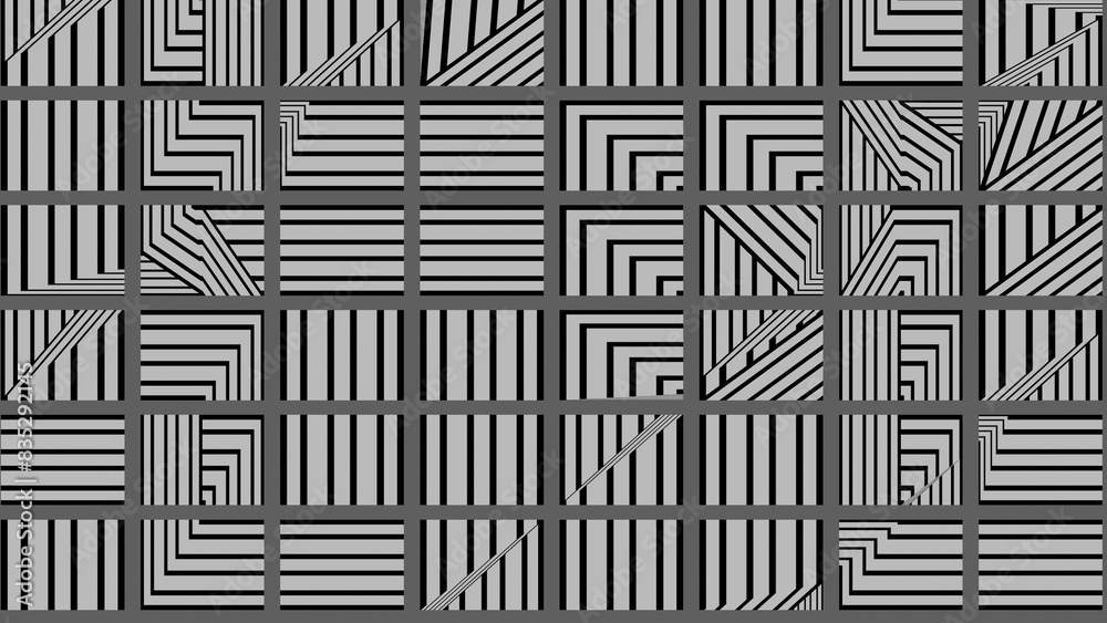 Abstract background for wallpapers and designs.Backdrop in UHD format 3840 x 2160. Black and white pattern.Striped backdrop. Abstract background for wallpapers and designs.Backdrop in UHD format 3840 x 2160. Black and white pattern.Striped backdrop.