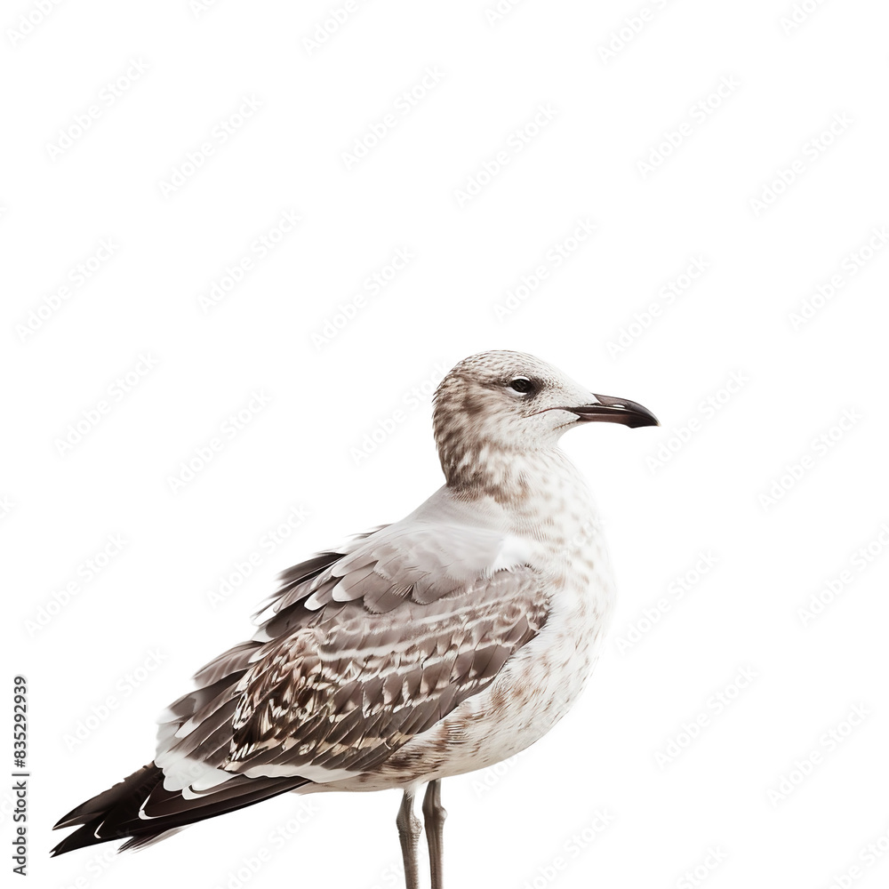 Fototapeta premium seagull isolated on white background