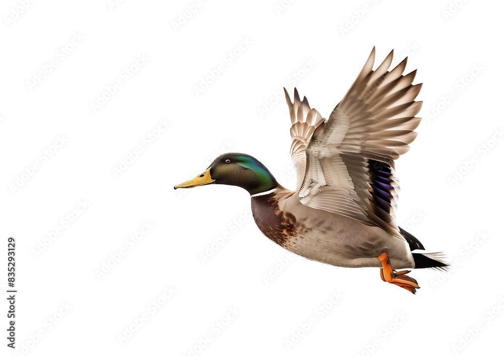 mallard duck isolated on white background mallard duck isolated on white background
