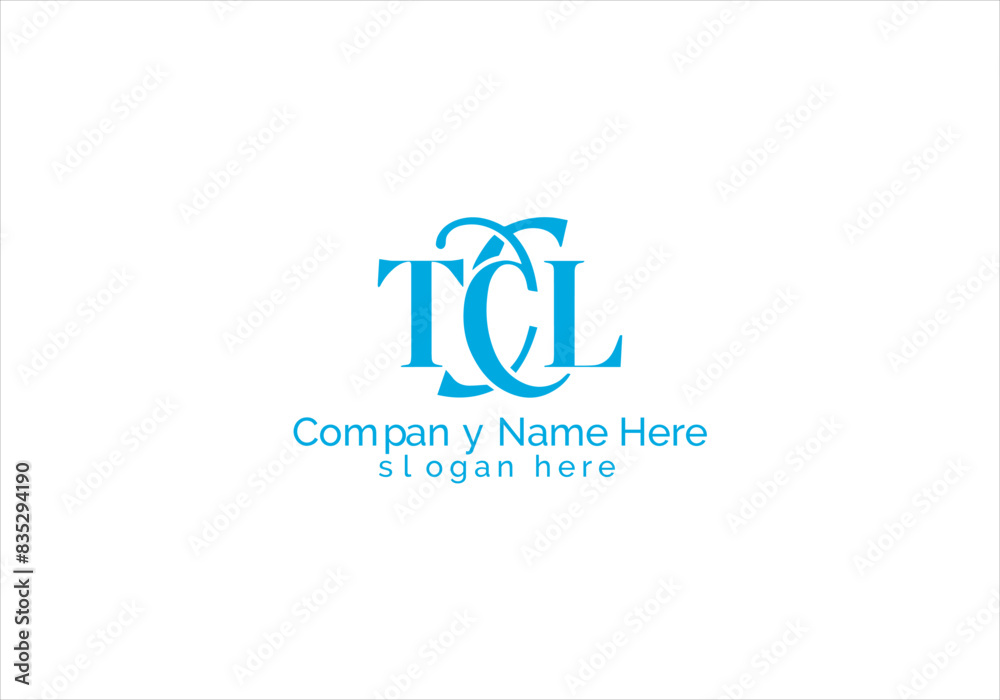 T & C Letter Minimalist Logo Design T & C Letter Minimalist Logo Design
