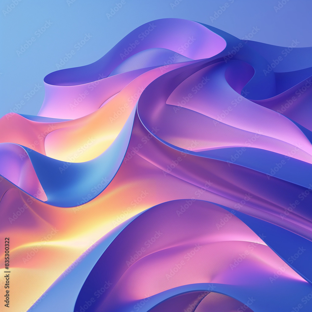 abstract blue wave background, Abstract blue and purple gradient ...