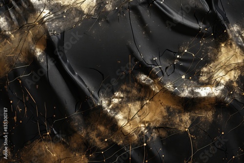 A luxurious textile abstract background abstract, background, muslin, textile, elegant, dark, gold, metallic