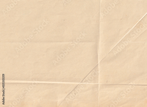 folded old paper texture background 