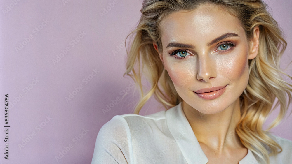 Elegant Portrait of a Fashion Model Elegant Portrait of a Fashion Model