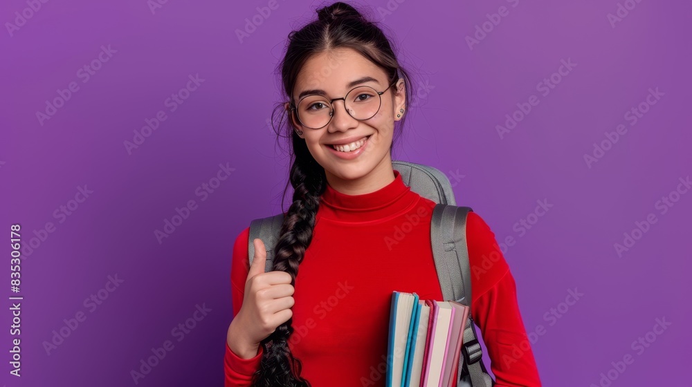 The Student with Books The Student with Books