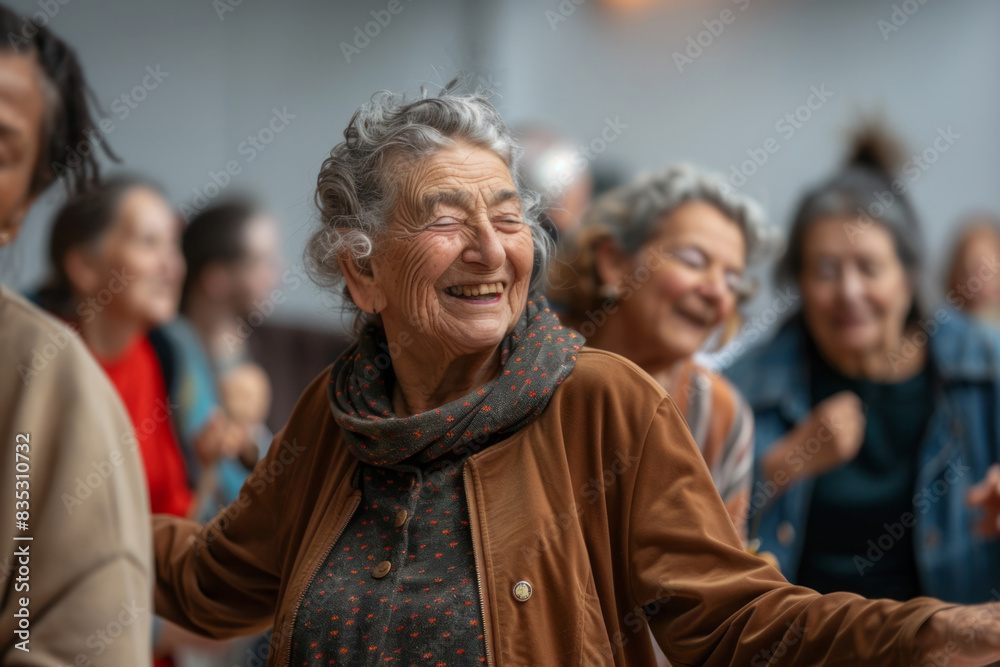 Dance class for elderly people Dance class for elderly people