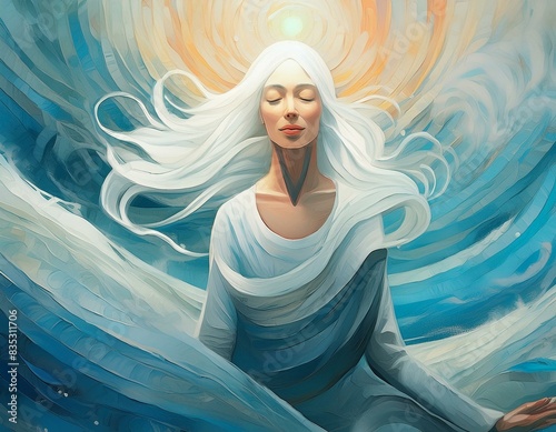 fictional female in the water