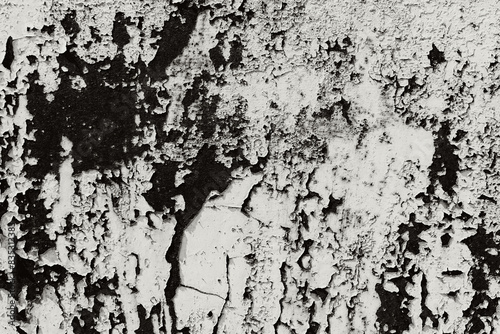 Wallpaper Mural Cracked paint on metal surface. Metal texture with rust Torontodigital.ca