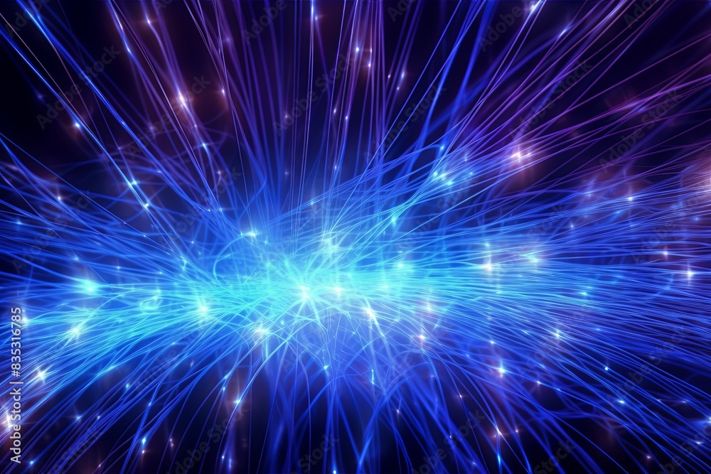 Intricate Web of Fiber Optic Cables Transmitting Data Signals light, technology, Intricate Web of Fiber Optic Cables Transmitting Data Signals light, technology,