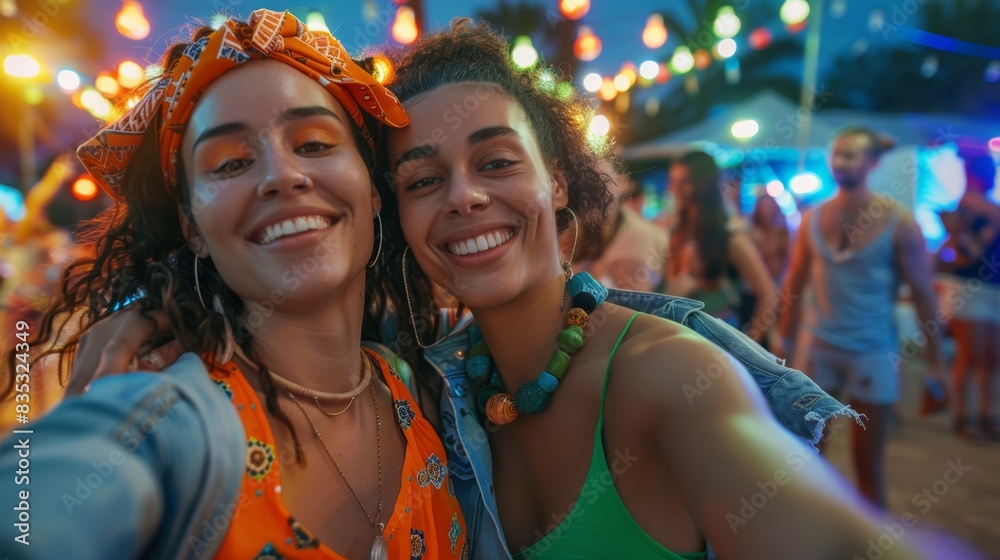 The friends at vibrant festival The friends at vibrant festival