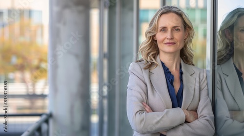 The confident businesswoman portrait photo