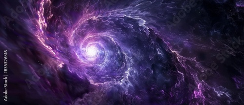 Amazing space nebula. photo