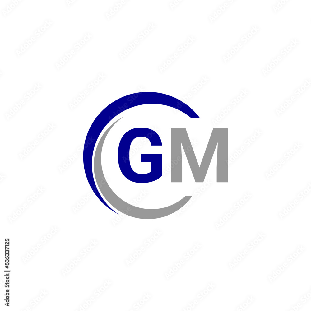Alphabet letters Initials Monogram logo GM, INITIAL Letter GM logo design, template vector. Alphabet letters Initials Monogram logo GM, INITIAL Letter GM logo design, template vector.