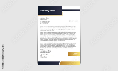 Modern business and corporate letterhead template.
Corporate Identity Template