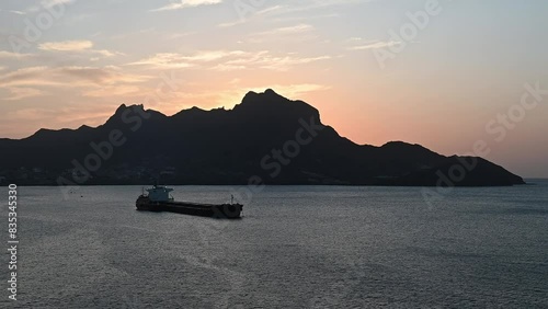 Sonnenuntergang am Monte Cara - Sao Vicente	