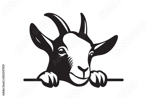 Peeking Goat Laser Cut File