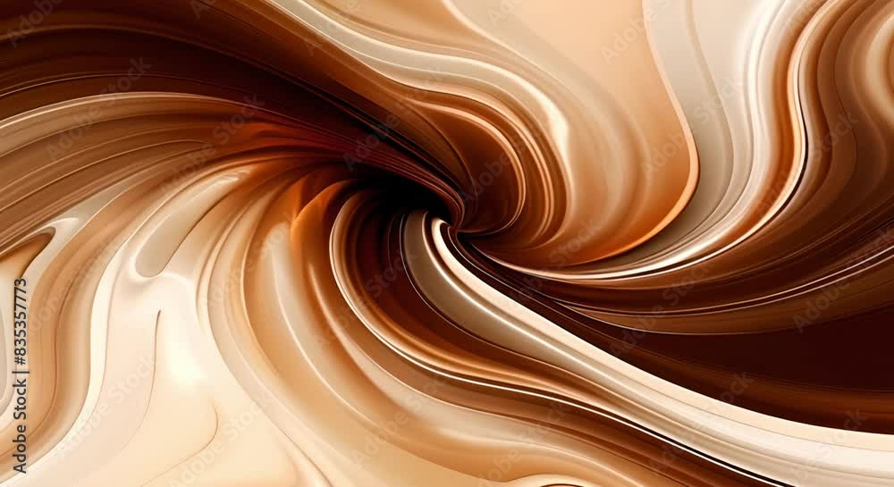 Satin ripple effect with gradient color flow in an abstract chocolate swirl texture. Concept Abstract Art, Chocolate Swirl, Satin Texture, Gradient Colors Satin ripple effect with gradient color flow in an abstract chocolate swirl texture. Concept Abstract Art, Chocolate Swirl, Satin Texture, Gradient Colors